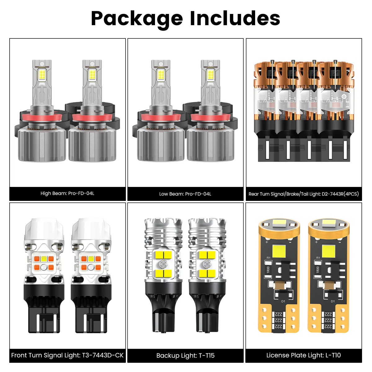 Custom Engineered for 2020-2026 Chevrolet Silverado HD 2500/3500 WT LT Custom LED Bulbs Upgrade | Tested and Verified - Image 2