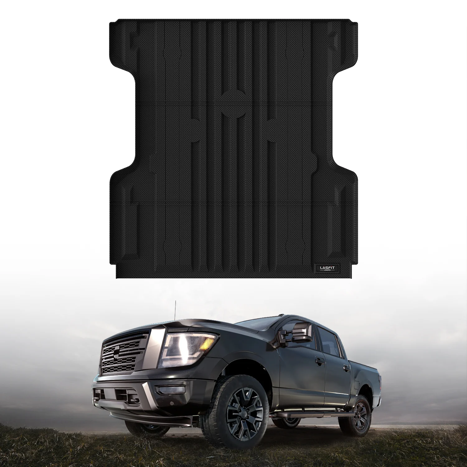 Fit for 2016-2024 Nissan Titan XD 67.0 inches Heavy Duty Truck Bed Mats, Not Fit Drop-in liners - Image 9