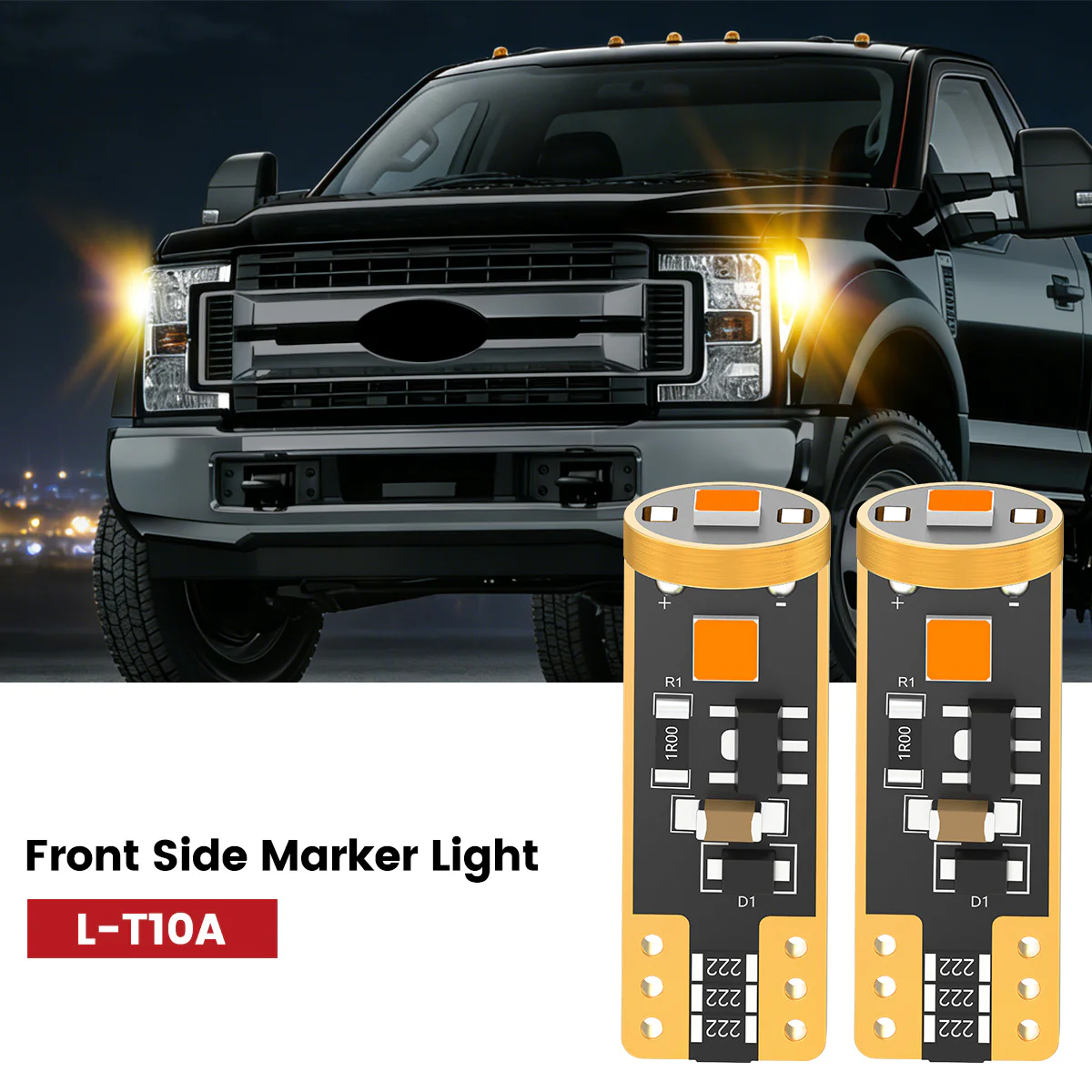 Fit for 2017-2019 Ford Chassis Cab F-350/450/550 The Brightest LED Bulbs Upgrade - Image 24