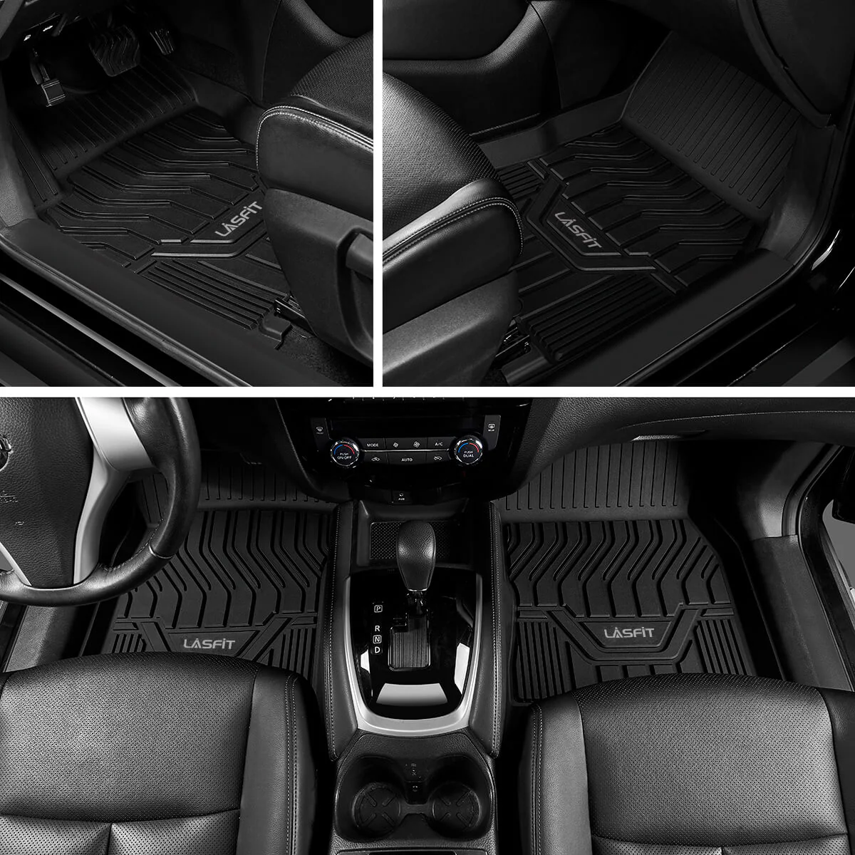 Fit for 2017-2018 Nissan Armada Custom Floor Mats TPE Material 1st & 2nd Row or Seatback & Cargo Mats - Image 3