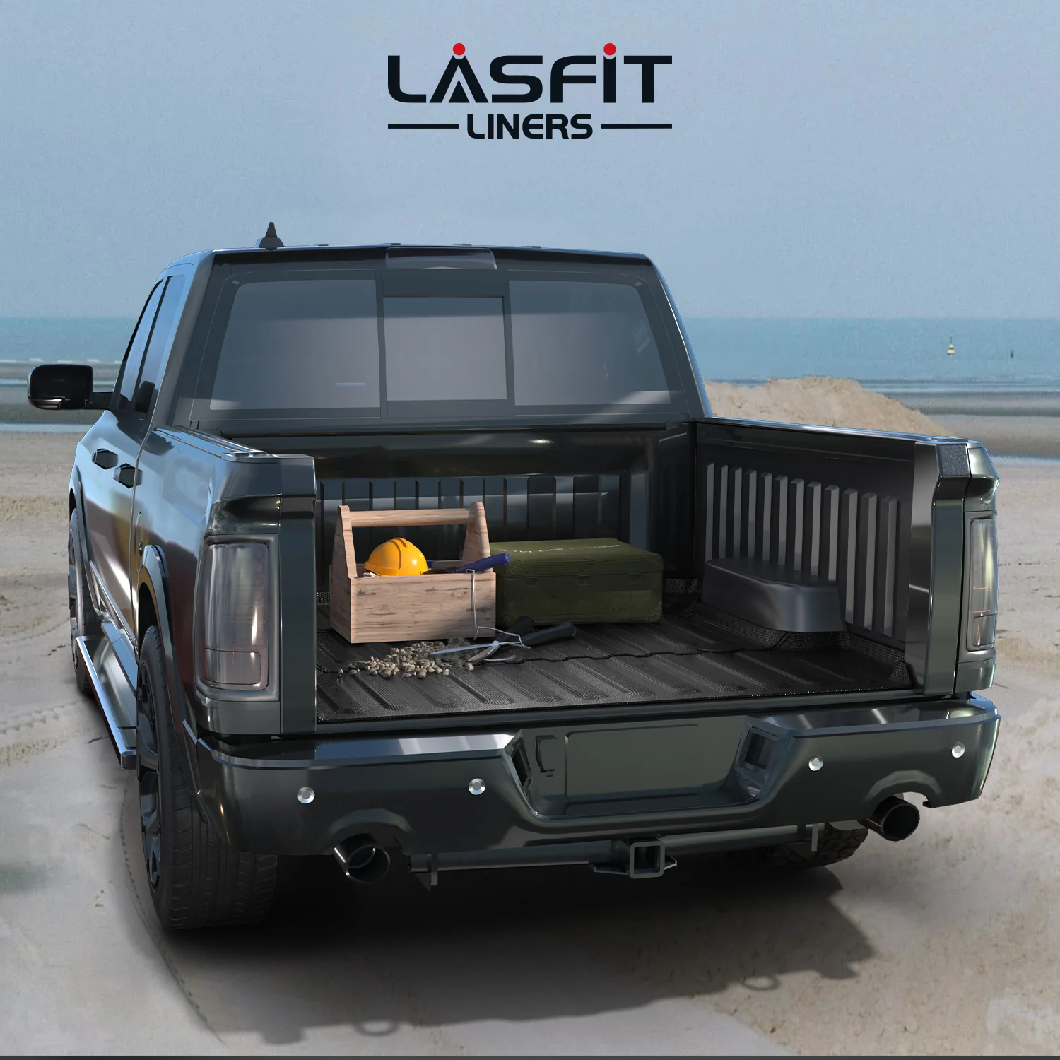 Fit for 2006-2018 Ram 1500 Bed Mat (Not Fit Drop-in liners) or Tailgate Mat, Heavy Duty Protection - Image 19