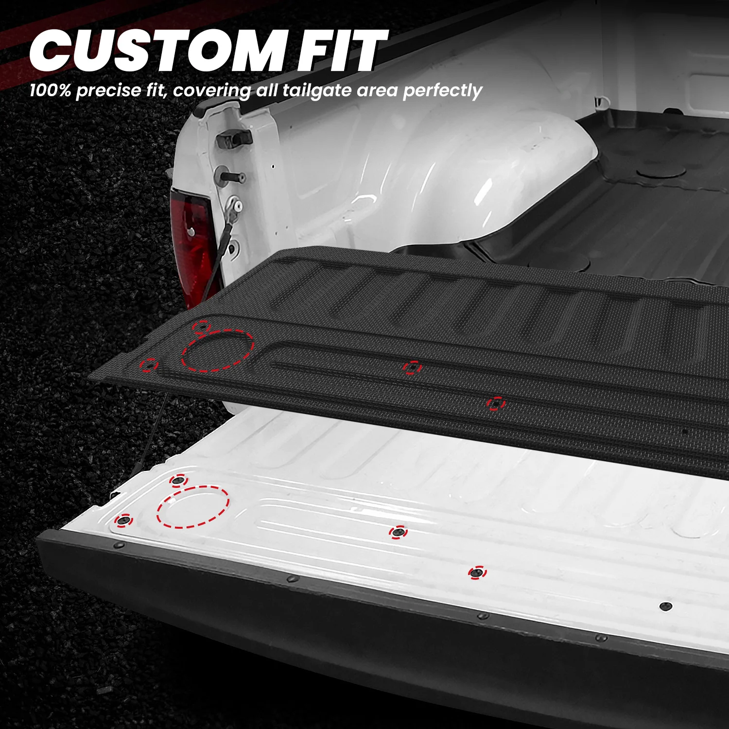 Fit for 2006-2018 Ram 1500 Bed Mat (Not Fit Drop-in liners) or Tailgate Mat, Heavy Duty Protection - Image 22
