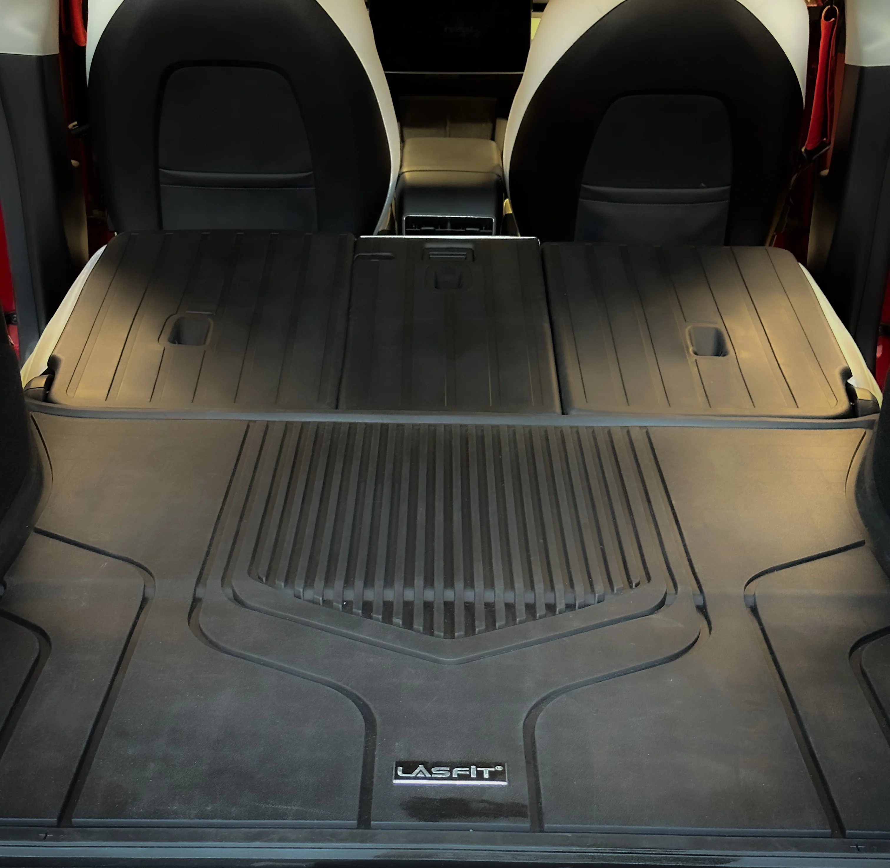 Fit For 2020-2025 Tesla Model Y Second Row Seats Back Cover Mats All Weather, Fit 5-Seater & 7-Seater - Image 3
