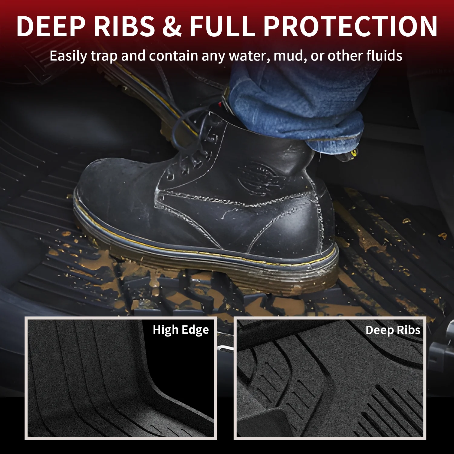 Fit for 2024-2026 BMW 5 Series G60 530i & 540i Floor Mats, Fit Gasoline Only - Image 5