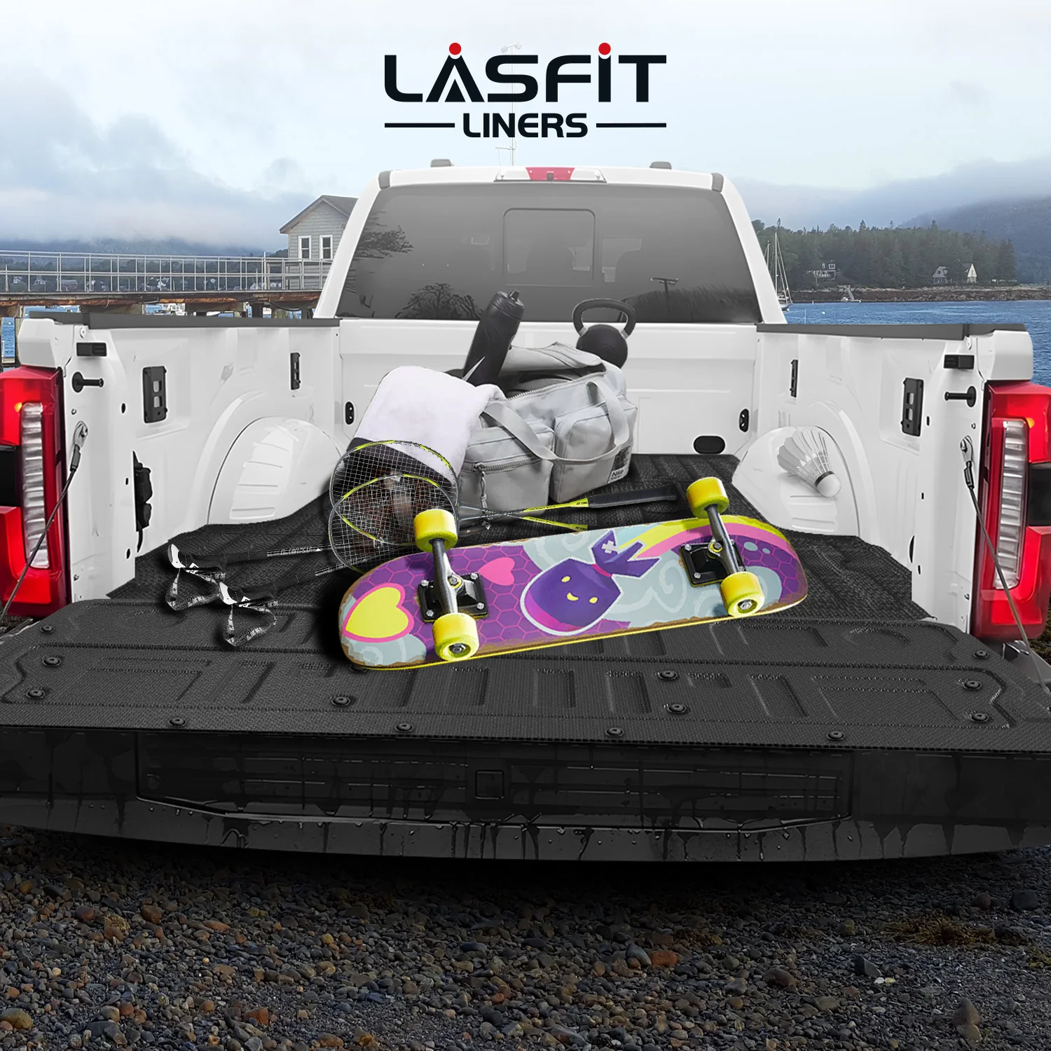 Fit for 2017-2026 Ford F-250 F-350 F-450 F-550 Super Duty Bed Mat or Tailgate Mat, Not Fit Drop-in liners - Image 16