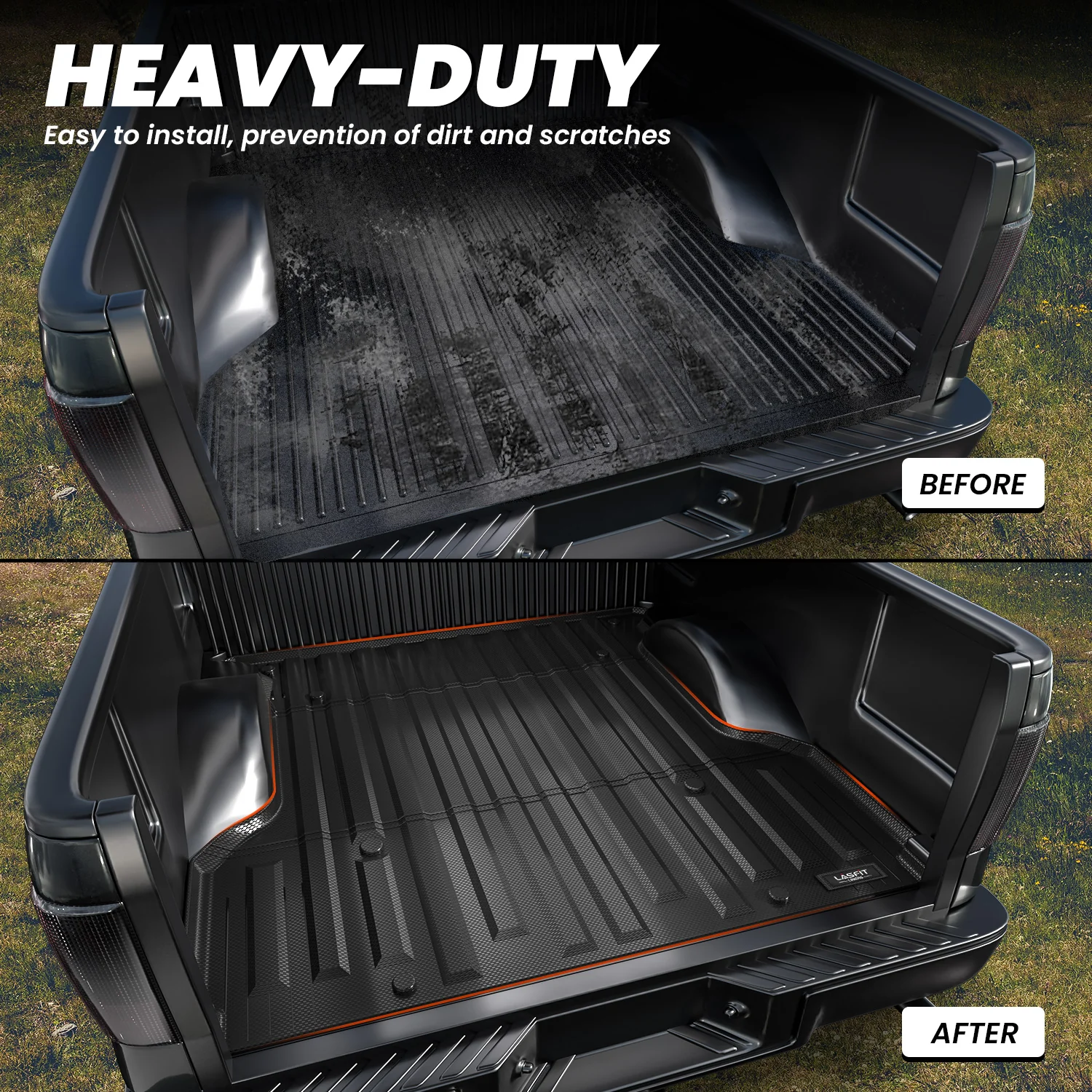Fit for 2004-2014 Ford F-150 5.5' Bed Heavy Duty Truck Bed Mats, Not Fit Drop-in liners - Image 10