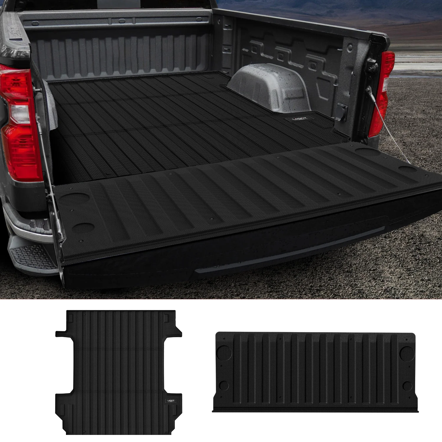 Fit for 2019-2026 GMC Sierra 1500 Truck Bed Mat or Tailgate Mat, Not Fit 2019 Sierra 1500 LD - Image 19
