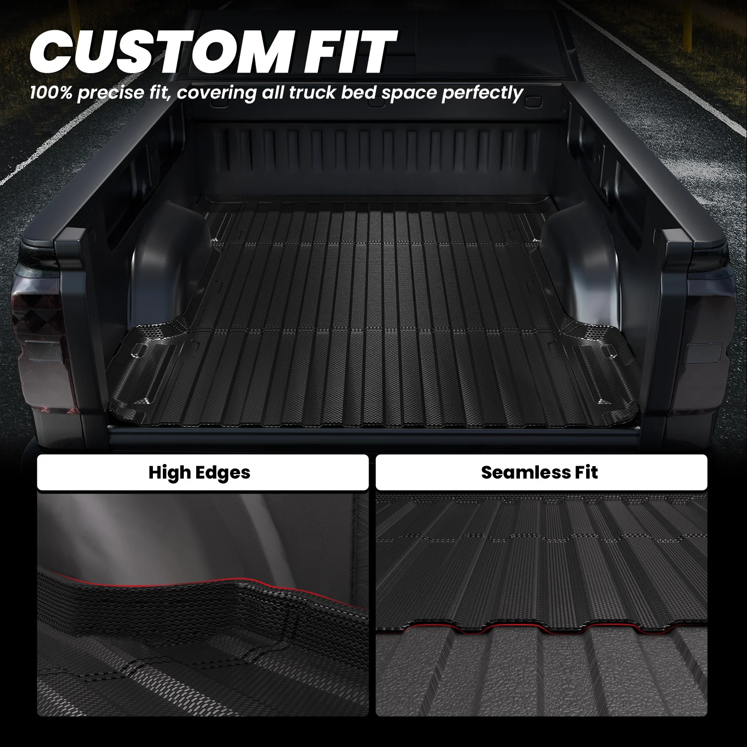 Fit for 2011-2019 GMC Sierra 2500HD 3500HD Heavy Duty 6.5FT(Standard Box) Bed Mat - Image 4