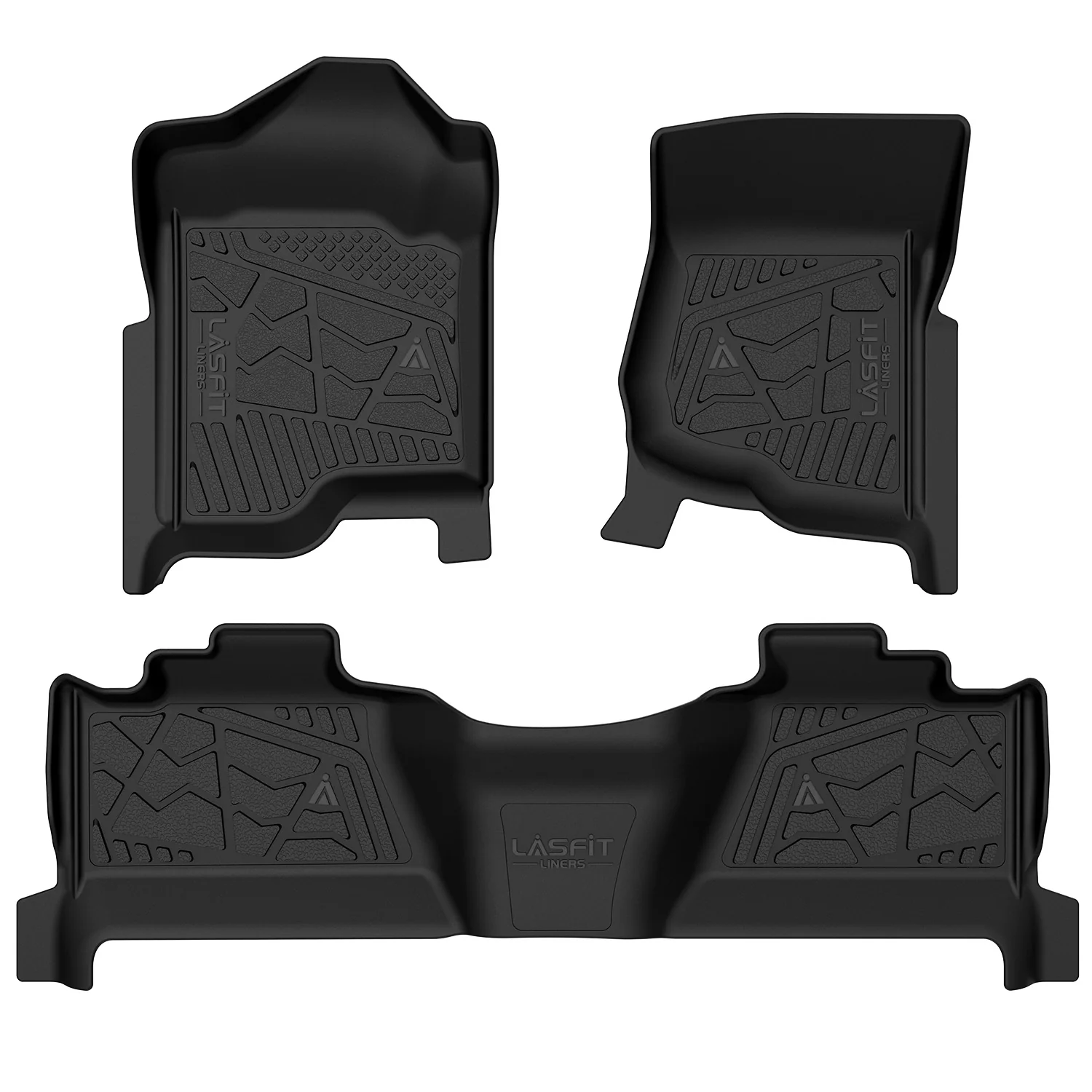 Fit for 2007-2014 GMC Sierra HD 2500 3500 Crew Cab Floor Mats, Fit Bucket Seat Only