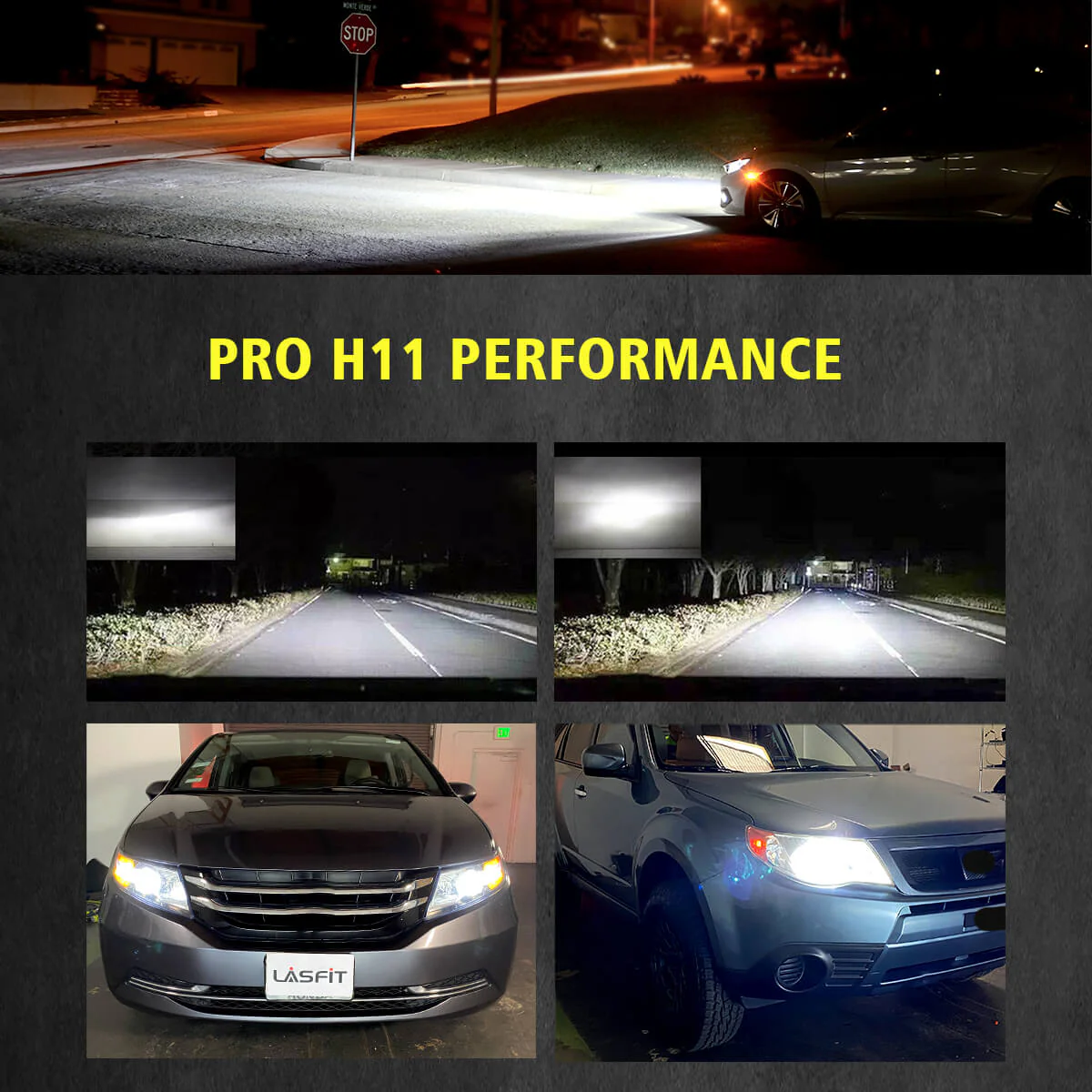 100W H11 H8 H9 Pro Series | 10,000LM 6000K LED Bulbs - Image 10