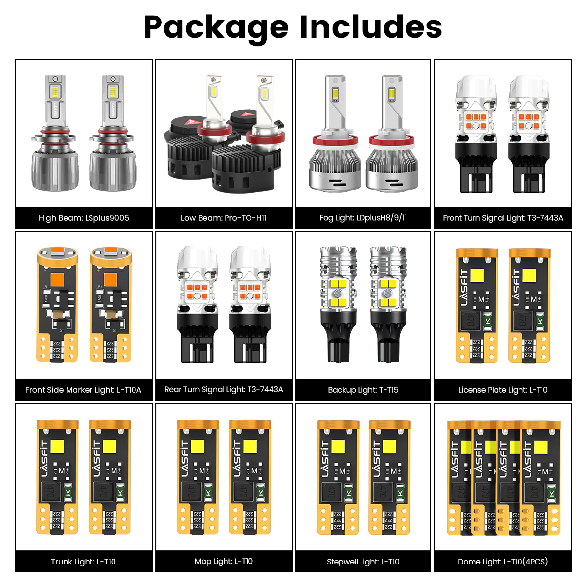 Custom Engineered for 2017-2019 Toyota Highlander LED Bulbs Upgrade | Tested and Verified - Image 8