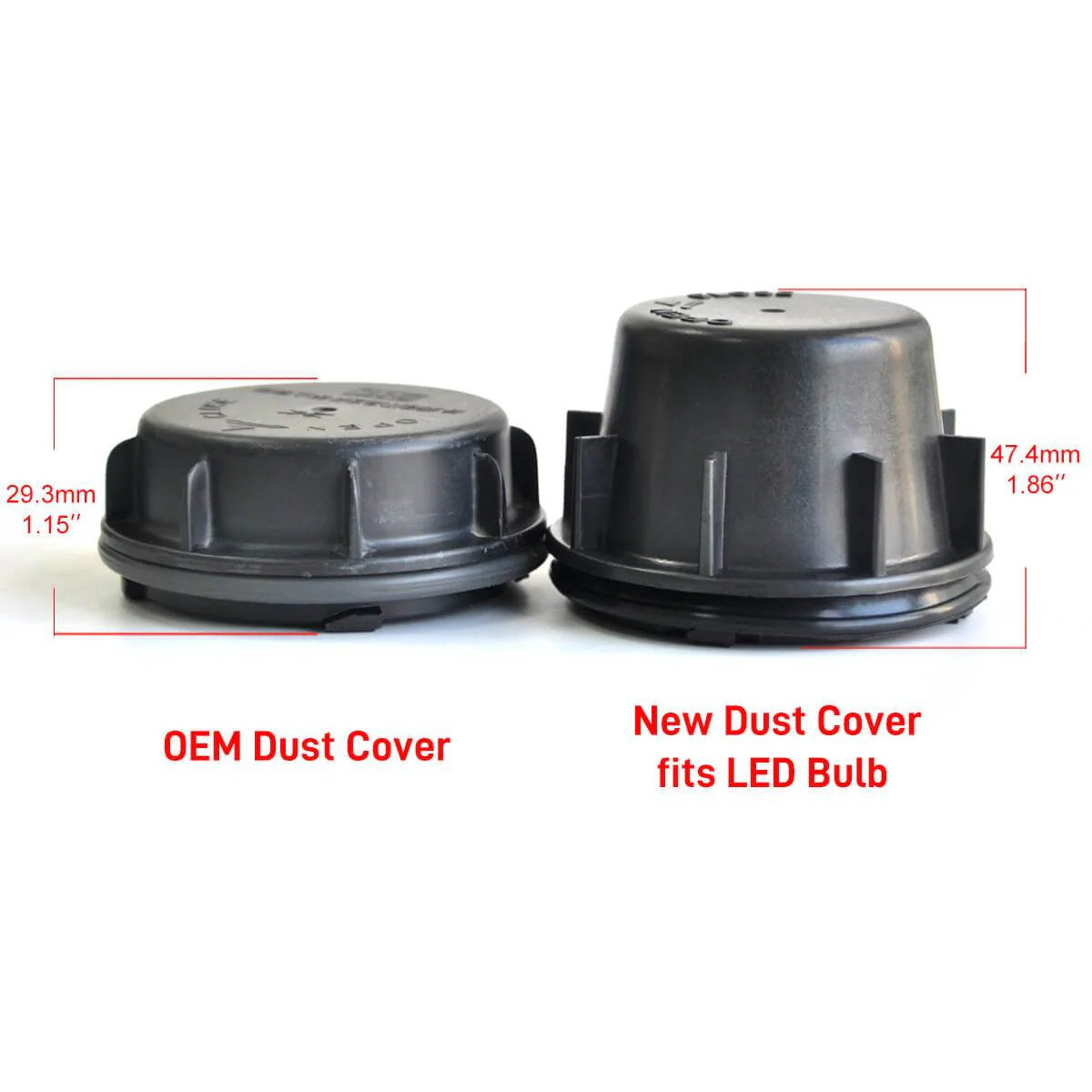 Fit for Hyundai Azera Sonata LED Bulb Dust Cover Seal Cap Waterproof OEM Design - Image 3