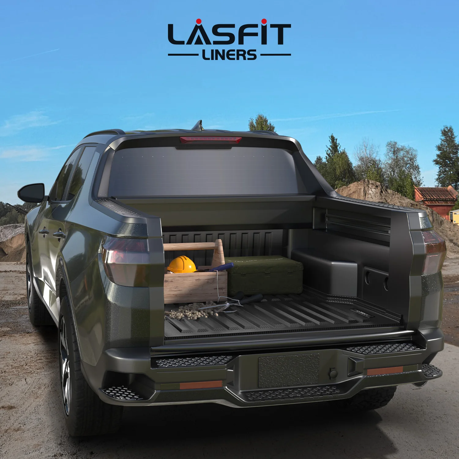 Fit for 2022-2026 Hyundai Santa Cruz 4.3FT(52.1" ) Heavy Duty Custom Bed Mat - Image 7