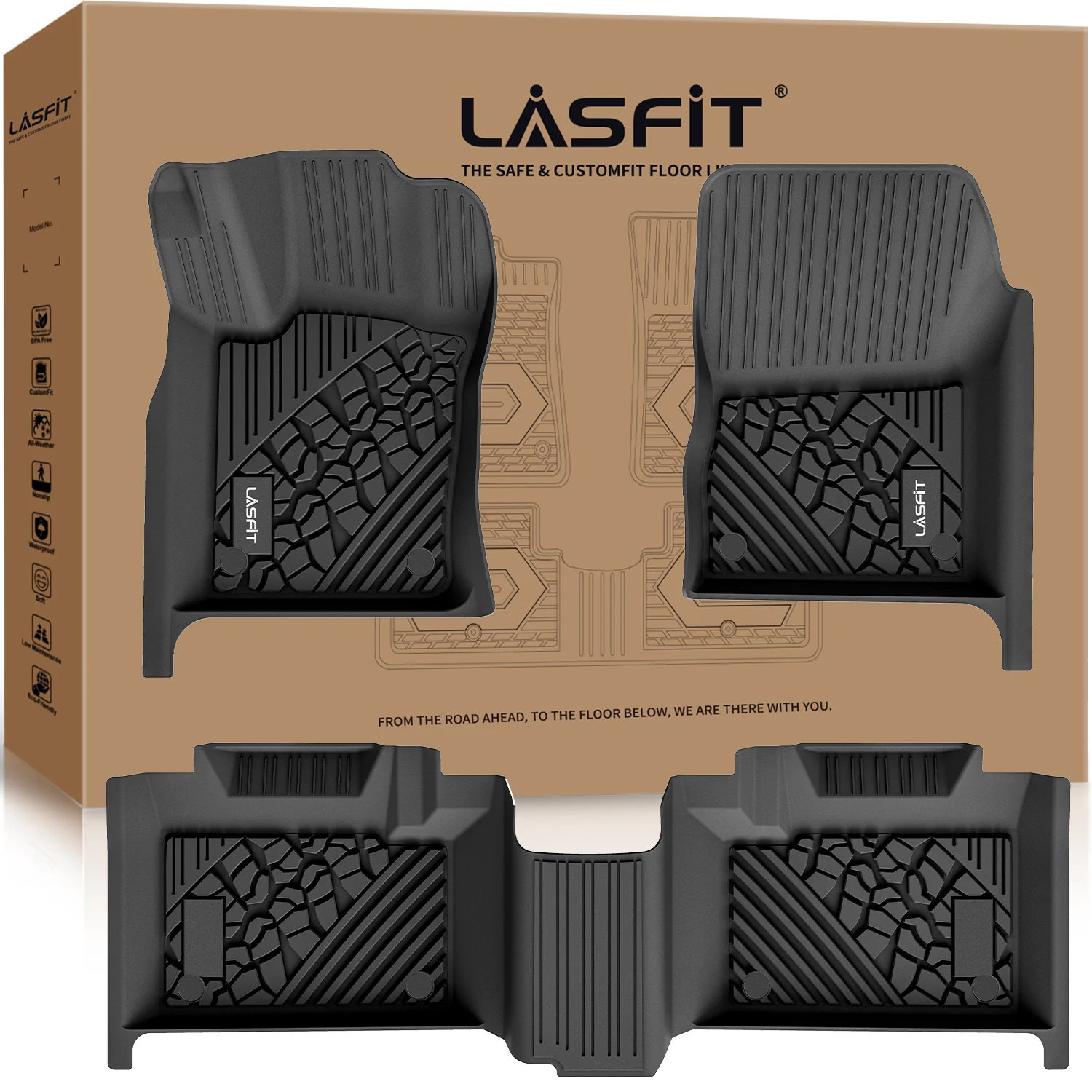 Fit for 2013-2015 Jeep Grand Cherokee Floor Mats or Seatback & Cargo Mat - Image 16