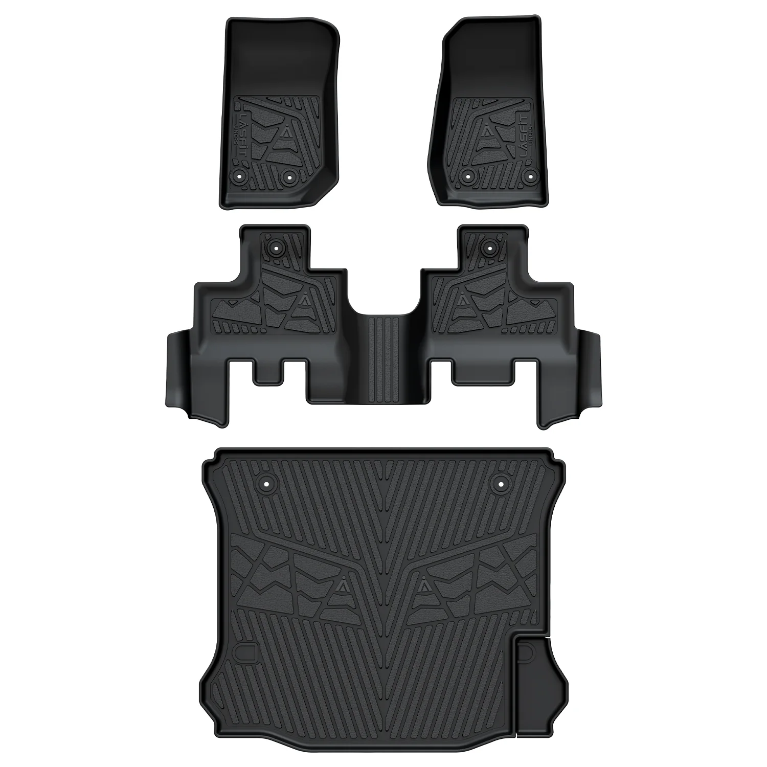 Fit for 2014-2018 Jeep Wrangler JK Floor Mats or Cargo Mat, For 4 Doors Only