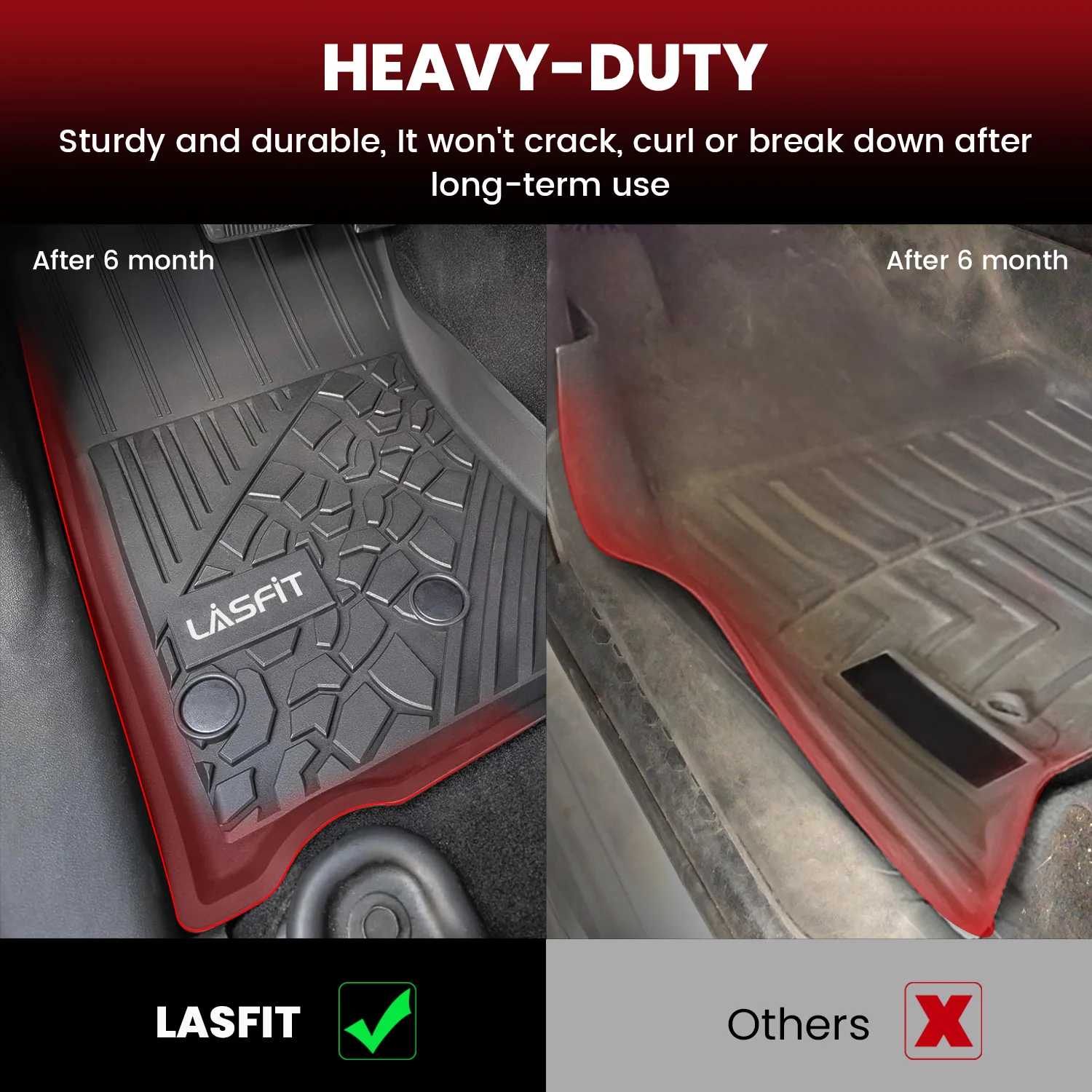 Fit for 2014-2018 Jeep Wrangler JK Floor Mats or Cargo Mat, For 4 Doors Only - Image 10