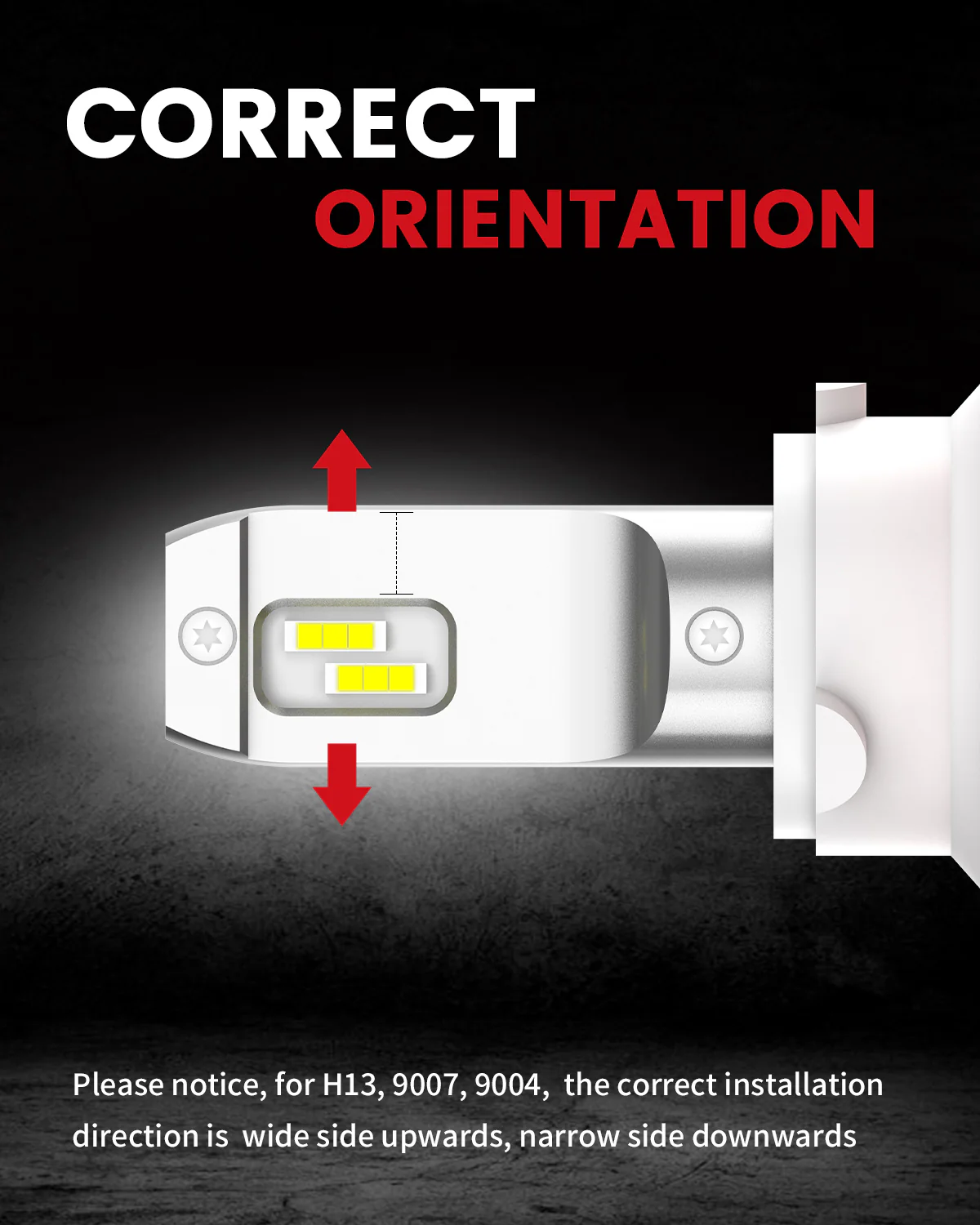 50W 9007 HB5 LC Plus Series | 5,000LM 6000K LED Bulbs - Image 3