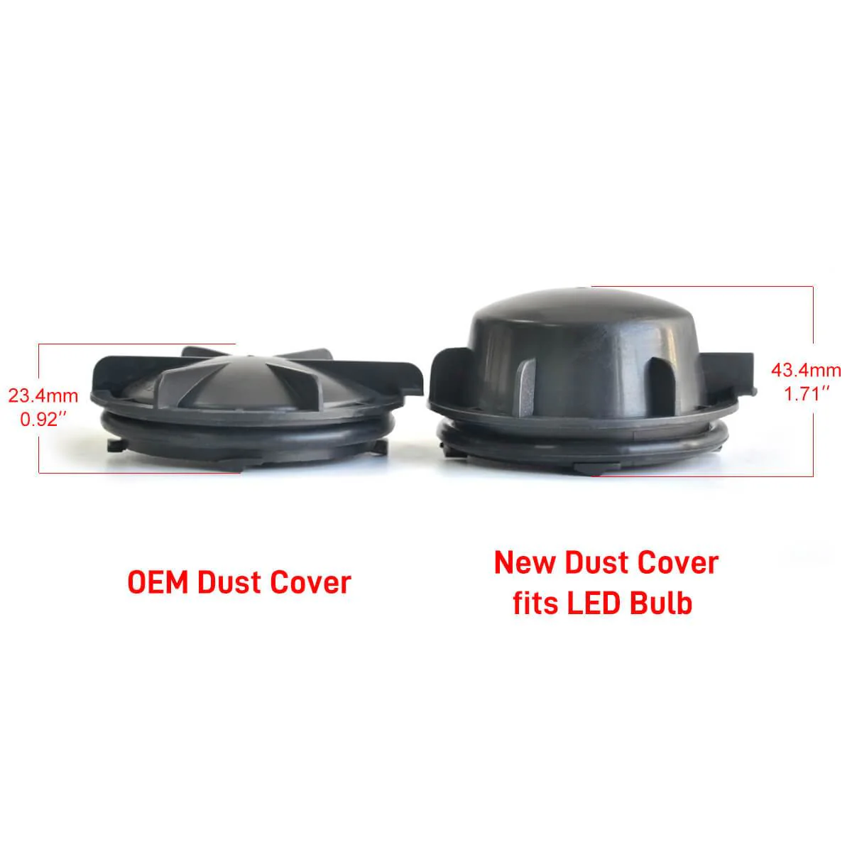 LED Bulb Dustproof Cover Waterproof Seal Cap OEM Design Fit for Buick Regal - Image 4