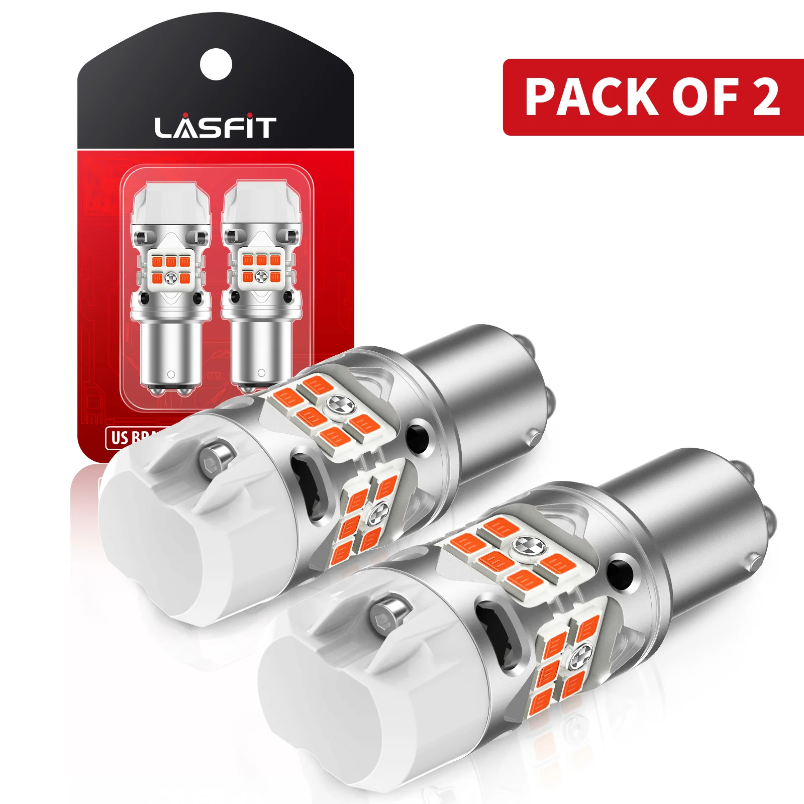 1157 2057 LED Turn Signal Bulbs CanBus-Ready Amber | T3 Series - Image 14