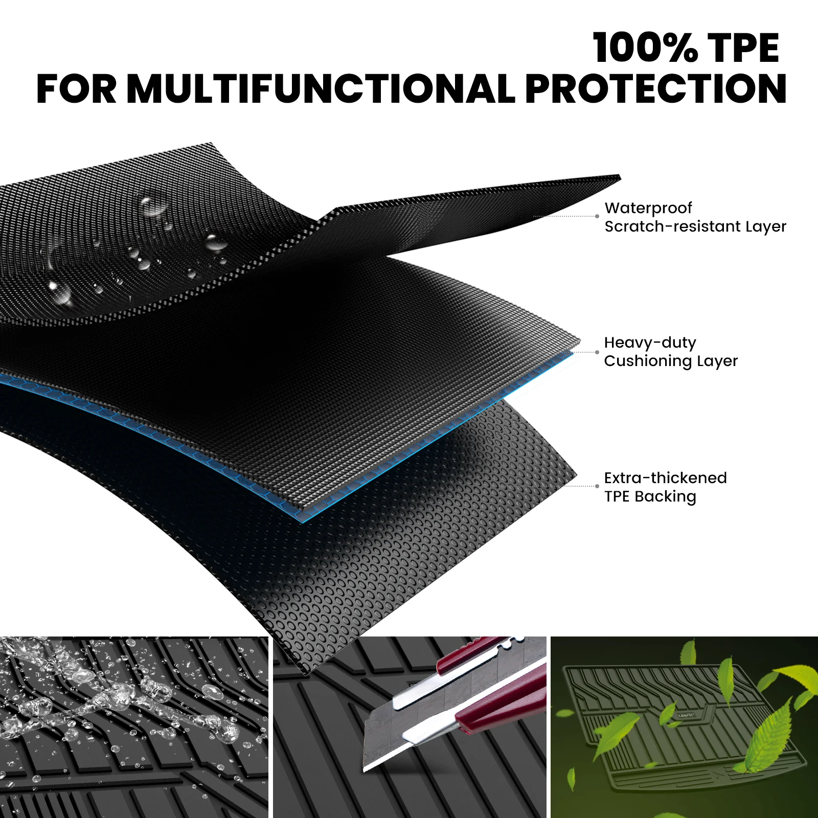 Fit for 2021-2026 Nissan Rogue TPE Material Floor Mats or Cargo Mat, Not for Sport or 2026 Rogue PHEV - Image 33
