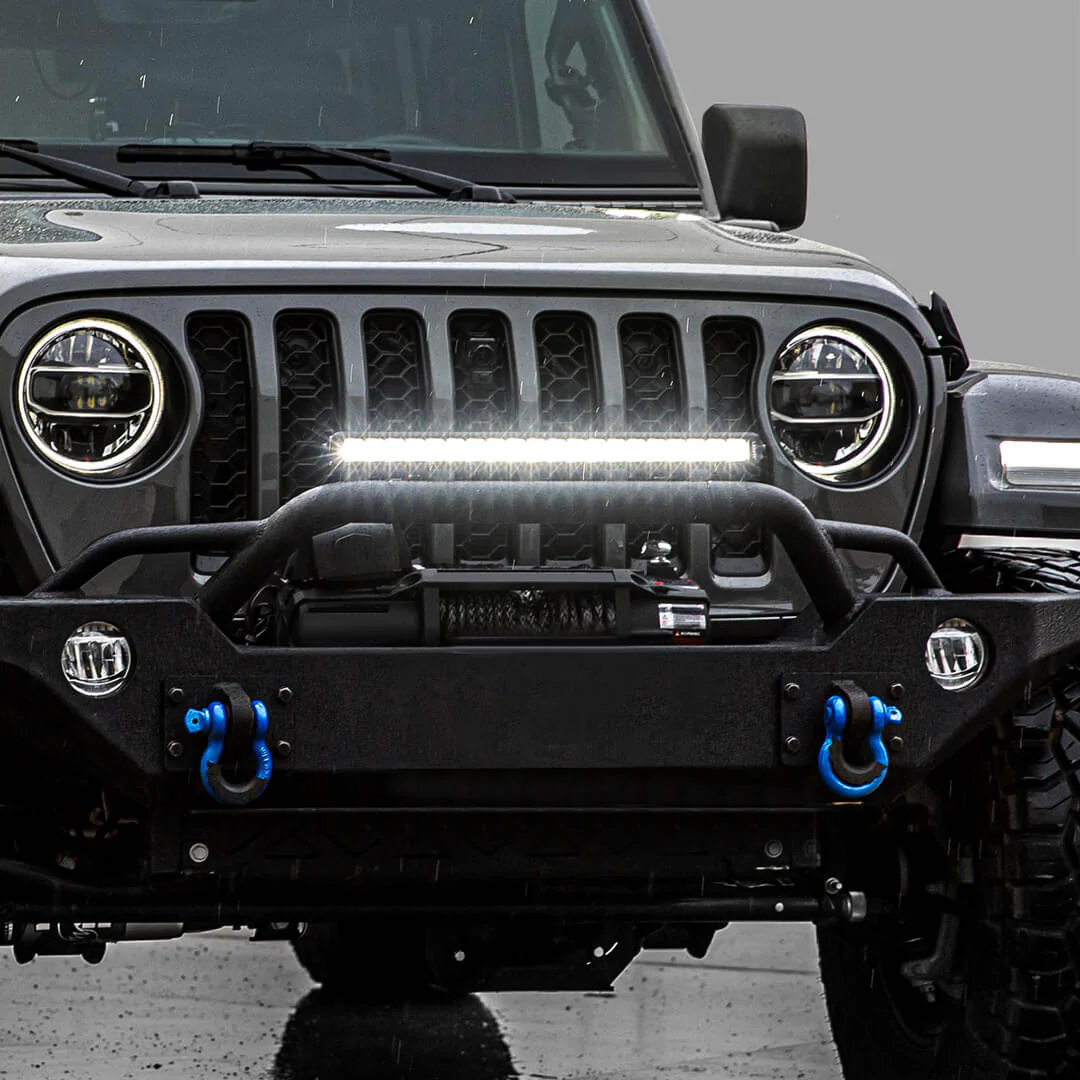 LASFIT Off-Road LED Light Bars 12 22 32 42 52 Inch Spot Flood Combo Single Row - White - Image 7