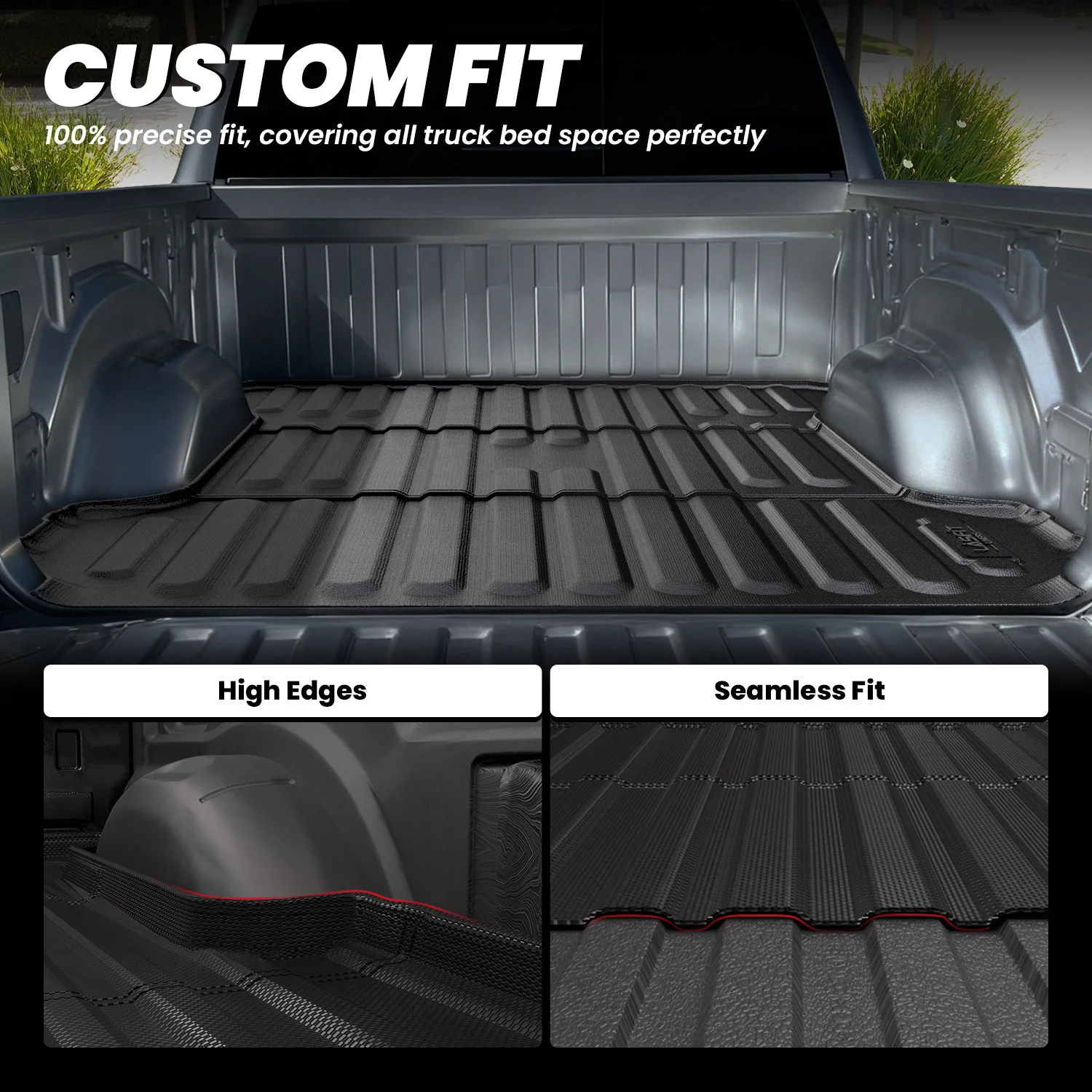 Fit for 2019-2026 Ram 1500 Truck Bed Mat, Not Fit Drop-in liners - Image 13