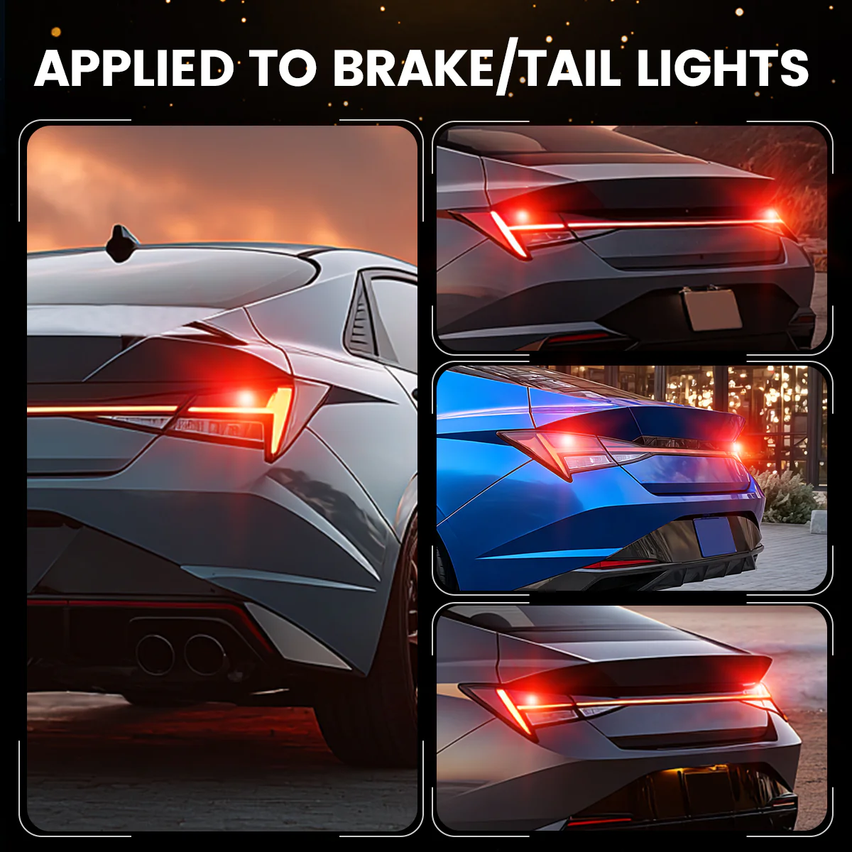 Red 1157 CanBus-Ready Rear Turn Signal Light Brake Light Tail Light LED Bulbs | D2 Series - Image 5