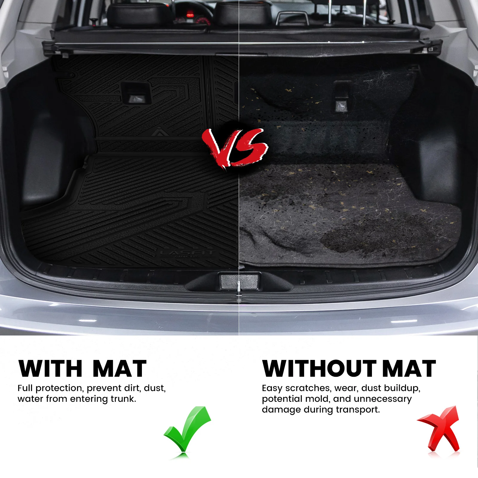 Fit for 2019-2024 Subaru Forester All-weather Floor Mats or Seatback Mat or Cargo Mat, Also Fit 2025 Subaru Forester Wilderness Trim - Image 17