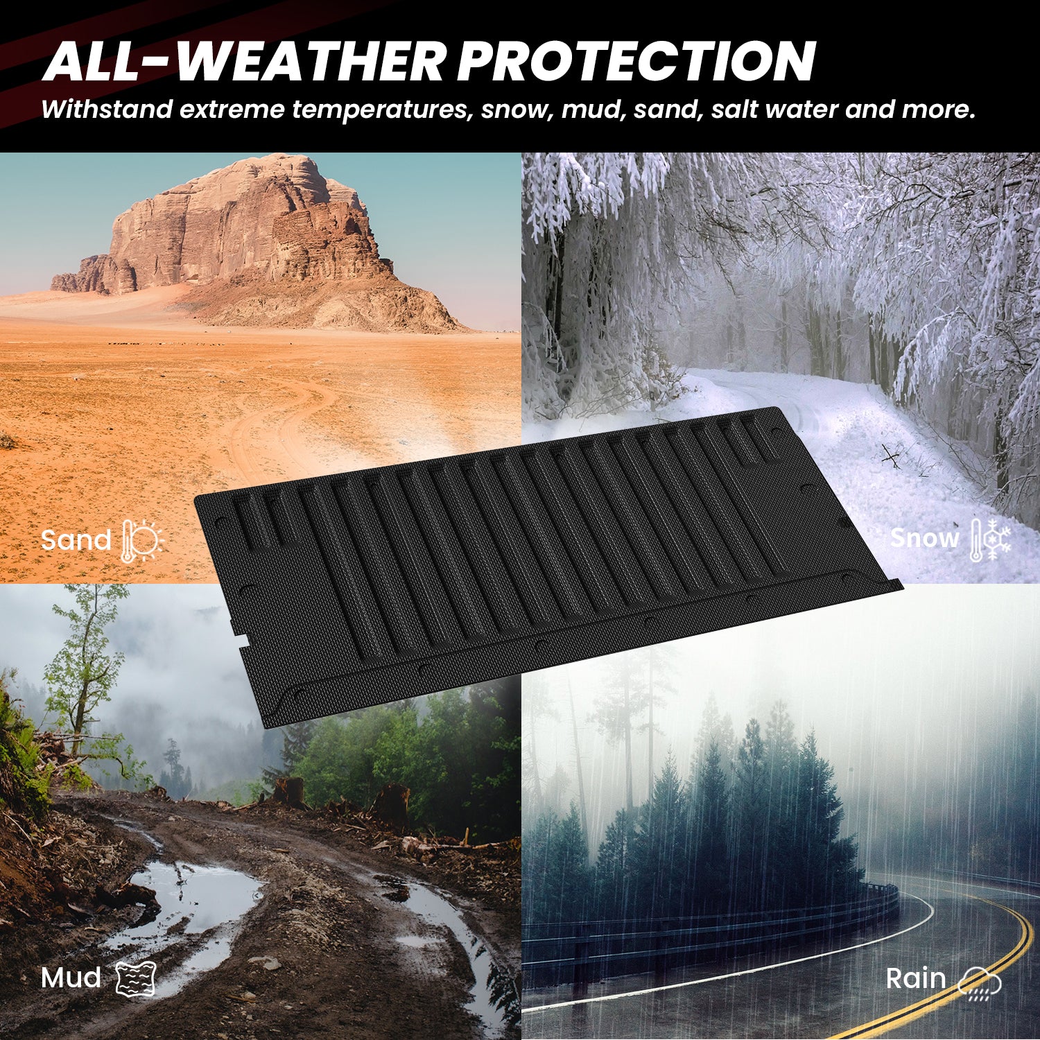 Fit for 2024-2026 Toyota Tacoma 5FT or 6FT Heavy Duty Truck Bed Mat or Tailgate Mat - Image 14