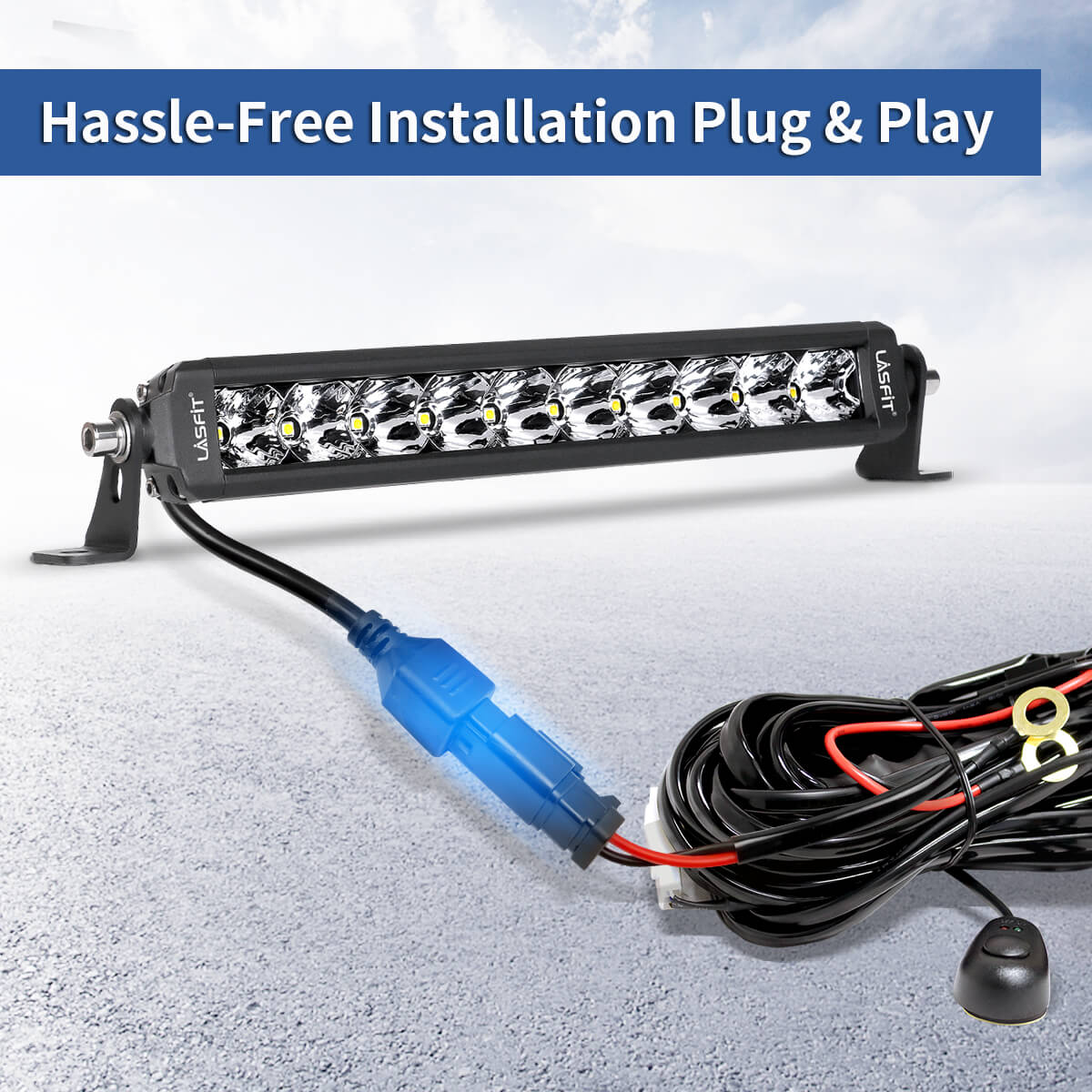 Fit For Toyota Tacoma Off Road Lights LED Light Bars Auxiliary Lights - Image 13