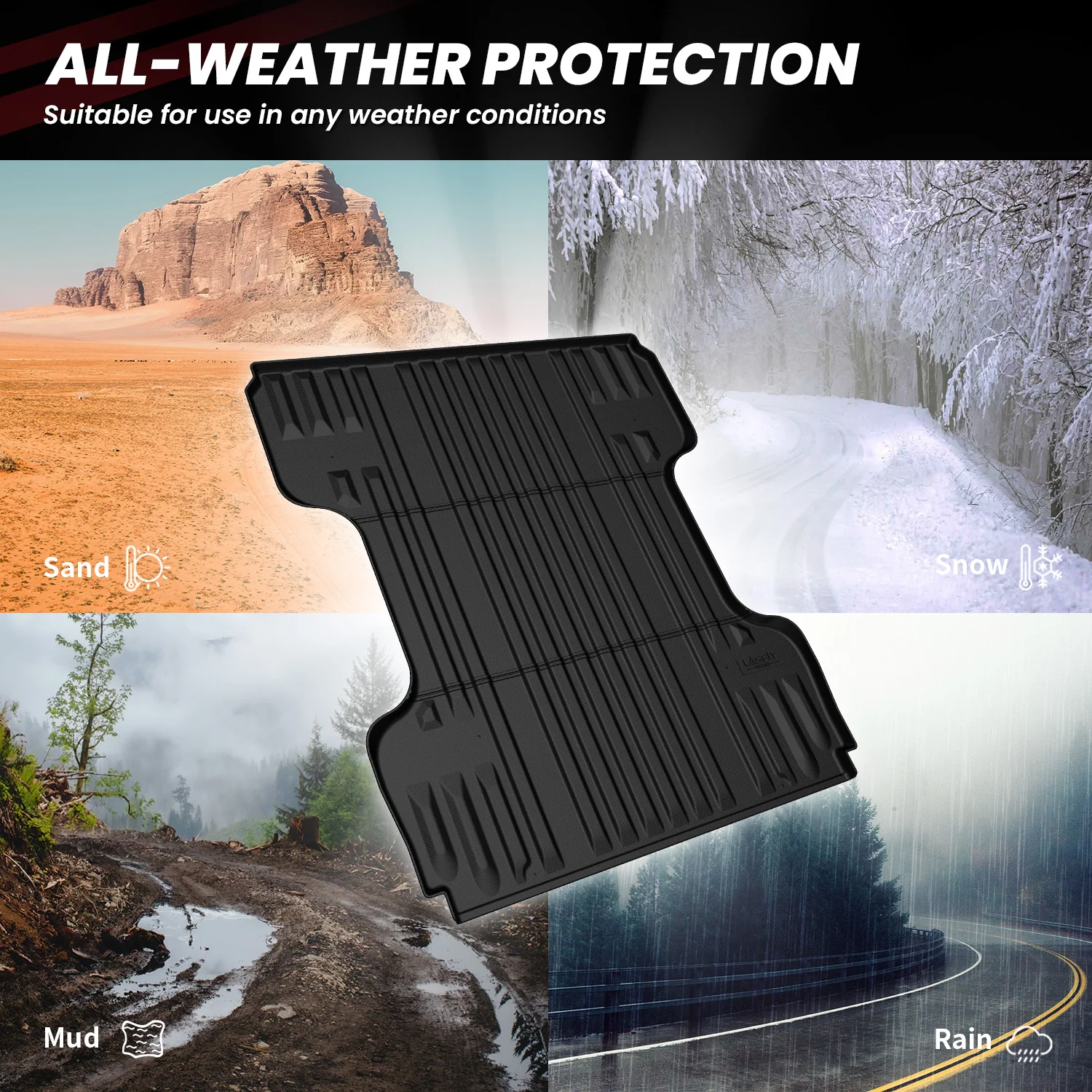 Fit for 2007-2021 Toyota Tundra Truck Bed Mat or Tailgate Mat - Image 22